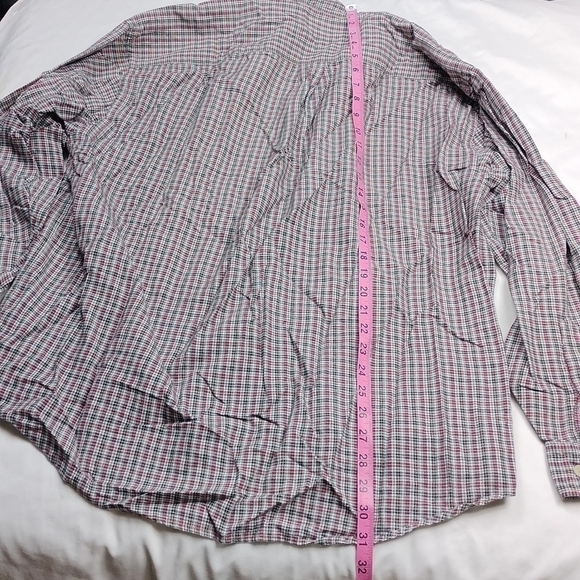 American Khakis by Van Heusen mens medium button down long sleeve shirt - Picture 7 of 9